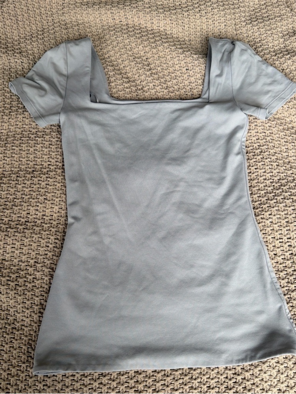 Aritzia Grey Contour Top